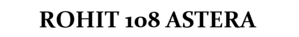 Rohit 108 Astera Logo